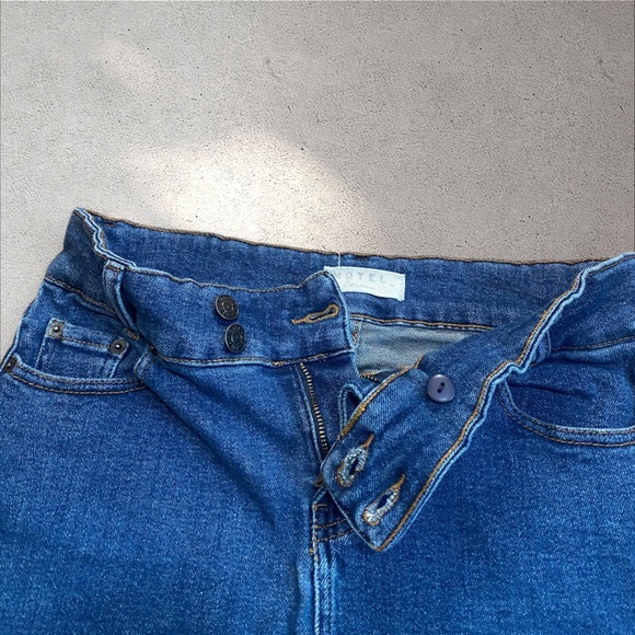 Motel Denim Mini Skirt - Picture 3 of 5